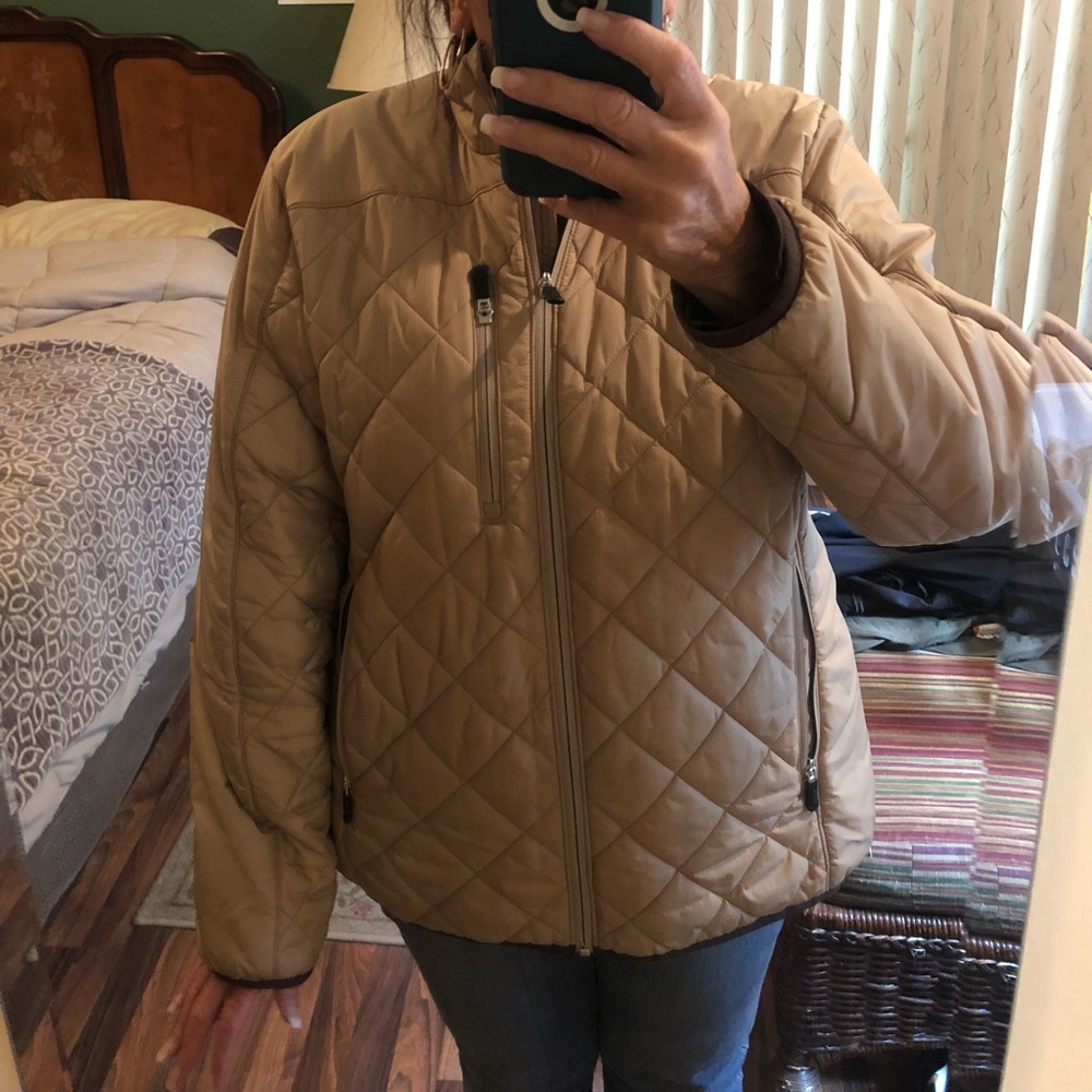 Lands End Primaloft quilted puffer Sz 14/16